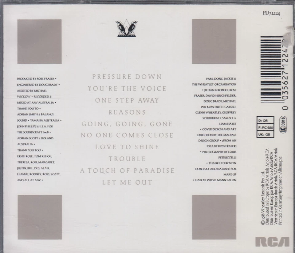 JOHN FARNHAM "Whispering Jack" CD-Album - Bild 2 von 2