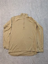 Ibex 1/4 Zip Mens Medium Merino Wool Base Layer Pullover Made In USA 