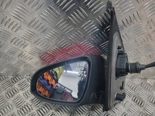 PEUGEOT 108 2017 FRONT LEFT PASSENGER SIDE WING MIRROR MANUAL FOLD RED KJH