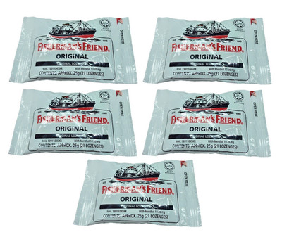 Fisherman's Friend Original Extra Strong Menthol Lozenges Sore Throat Relief 25g