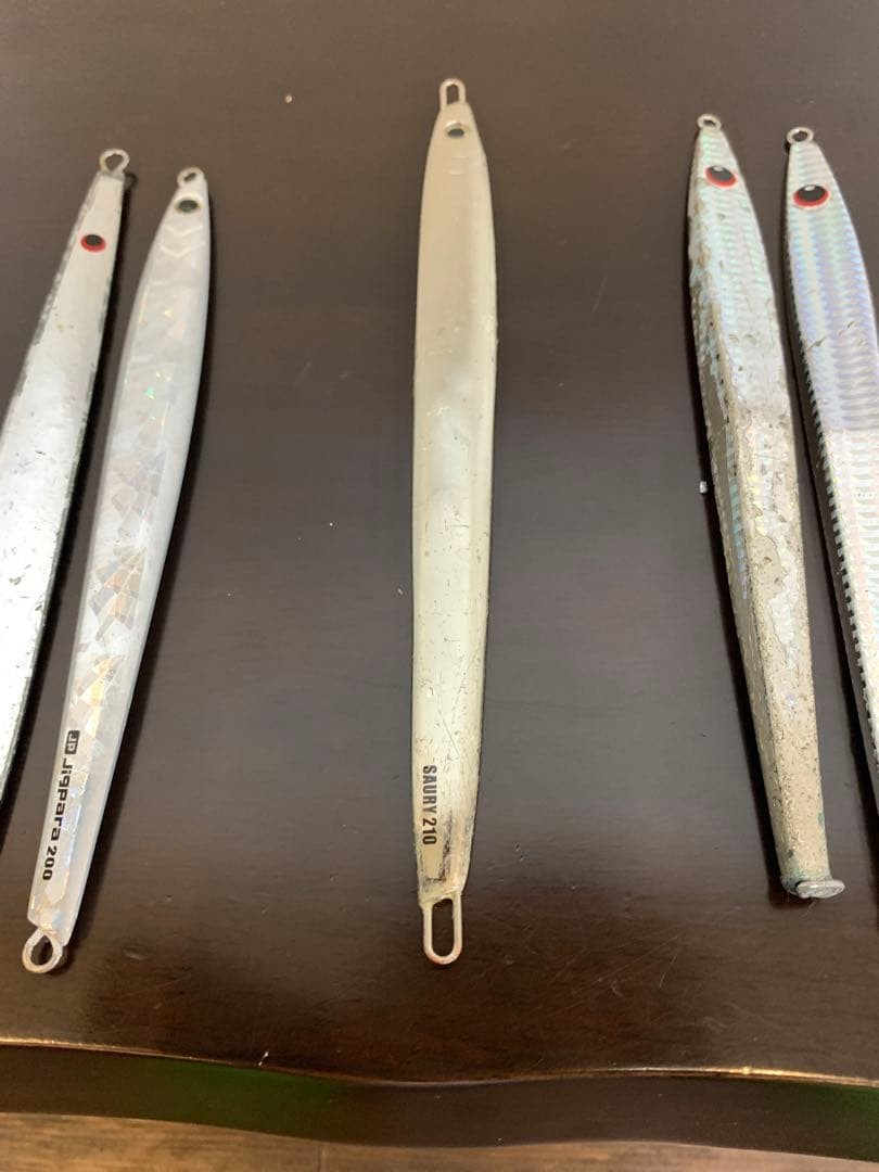 Akashi Silver Jig Tati Pattern 145-350g Blue Used/New NCNR - Image 6