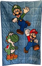 Official 2019 NINTENDO Super Mario YOSHI Luigi 5Lbs WEIGHTED Kids Blanket 59x39
