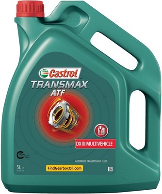 CASTROL Transmax ATF DX III Multivehicle ATF III Automatikgetriebeöl Rot 5L