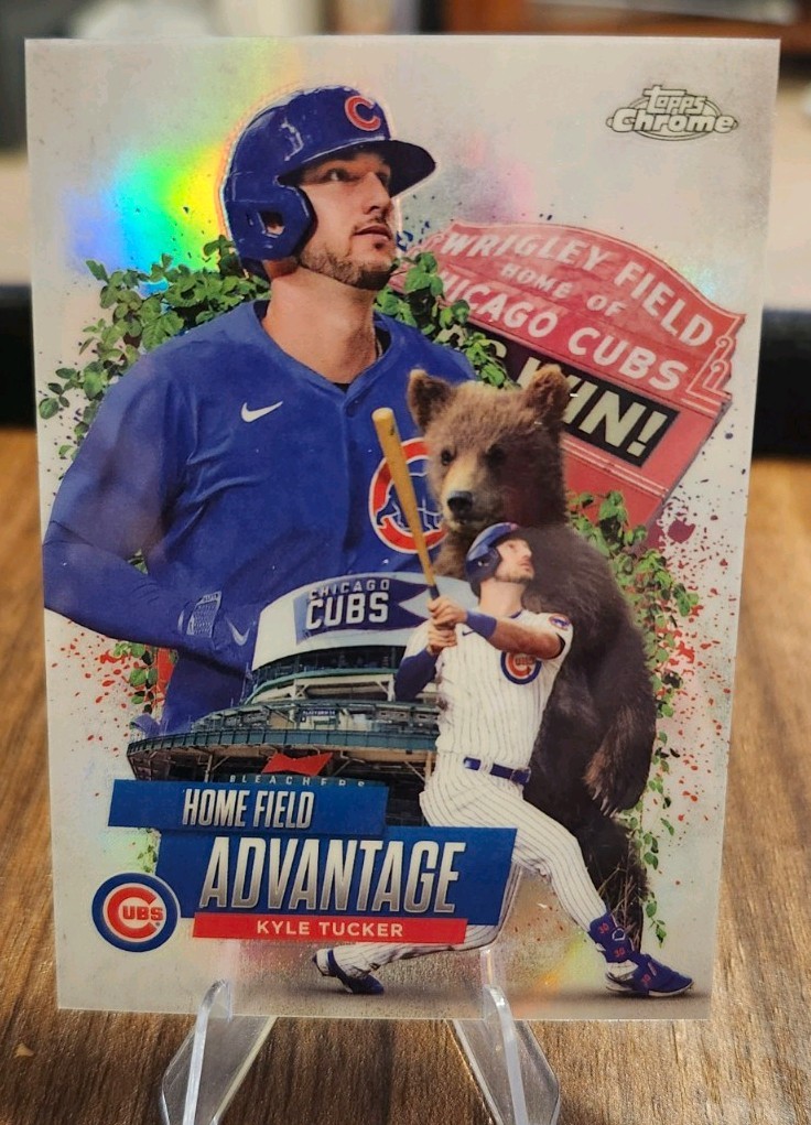 2025 Topps Chrome Kyle Tucker Home Field Advantage #HA-13 Cubs Case Hit SSP