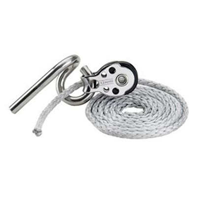 HARKEN Dinghy Clew Hook w/16mm Air Block