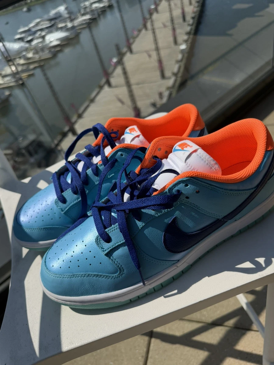 Nike Dunk SE Low Baltic Blue Total Orange | eBay