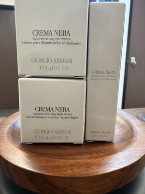 Giorgio Armani Crema Nera Mini Skincare Lot Eye Cream/ Eye Treatment/ Moisturize
