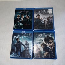 Harry Potter Blu-ray Lot Of 4 Movies With One Being Sealed.