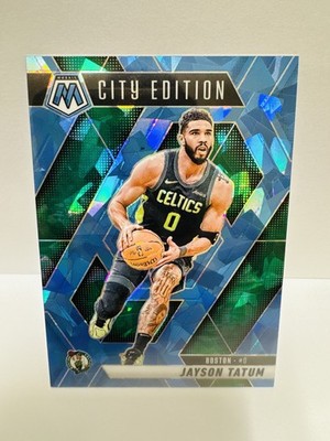 JAYSON TATUM 2024-25 Panini Mosaic - City Edition #287 Ice Mosaic Prizm /125