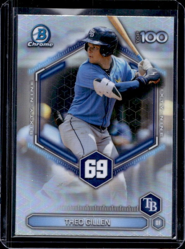 2026 Bowman Theo Gillen Scouts Top 100 Chrome #BTP-69 Rays