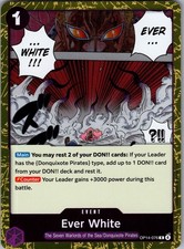 EVER WHITE OP14-076 FOIL RARE ONE PIECE LP