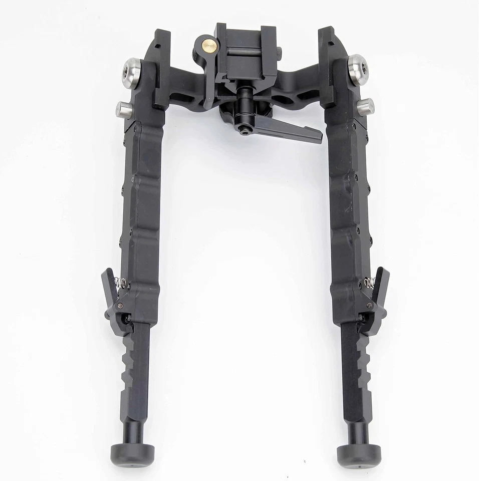 Tactical Wide Stance Rifle Bipod Pan & Cant with Quick Detach Fits Picatinny - Image 4 of 4