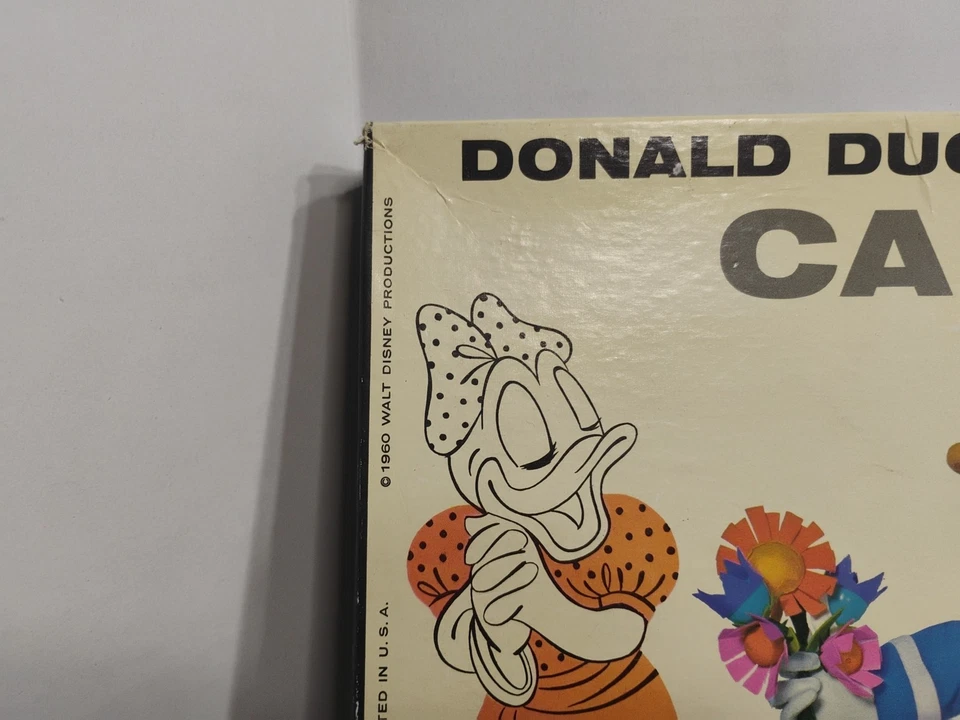 De Colección Pato Donald Kit de Dibujos Animados Colorforms Años 60 Set 1960 Disney Completo Foto 4 de 4