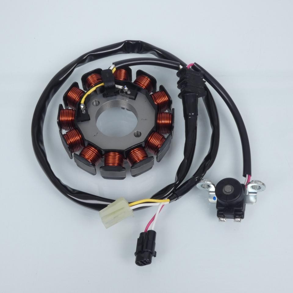 Alternateur Yamaha 250 WRF r&eacute;f&eacute;rence pi&egrave;ce allumage moto cross 2003 2004 5UM814100900