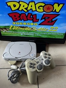 Console Sony PS One SCPH-102 – Blanc – Avec 22 Jeux, Manette, Câbles