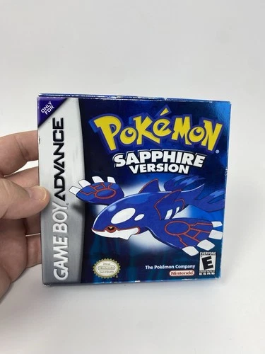 Pokemon Sapphire CIB Complete In Box GBA GameBoy Advance Authentic