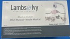 Lambs & Ivy Jungle Safari Musical Baby Crib Mobile - Gray, Beige, White, Animals