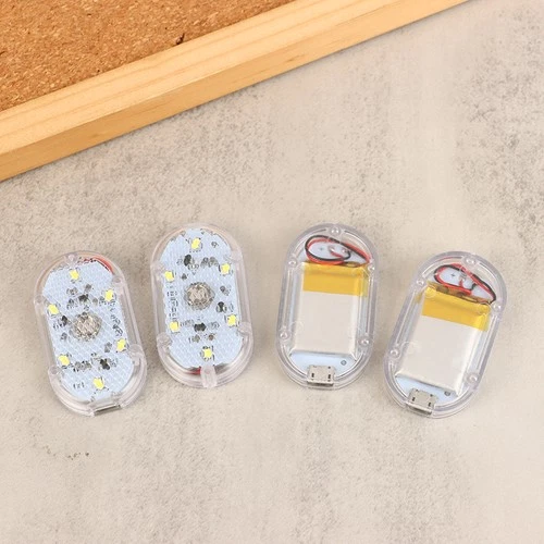 2PCS Magnetic Touch Light Car Roof Magnet Ceiling Led~T