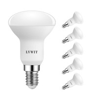 Lvwit LED Reflektorlampe E14 R50 470Lm Kaltweiß 6500K 4,9W Innenbereich 6 StüCk