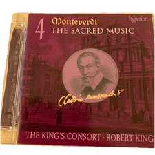 Monteverdi The Sacred Music Vol 4 SACD Multichannel Kings Consort Robert King