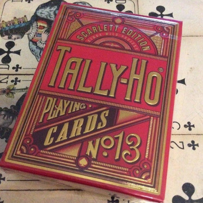Scarlett Tally Ho GOLD EDITION Playing Cards by Kings Wild - Only 700 Ever Made!