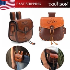 TOURBON Leather Rifle/Shotgun Ammo Belt Pouch Shooting Game Bullets Case Gift US