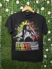 Vintage Y2K Bob Marley Reggae Music Tee T-shirt Small Zion Rootswear 2008 Rasta