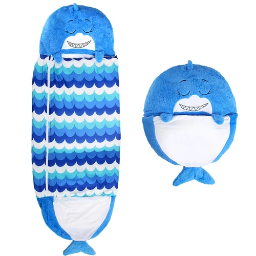 130cm Kids Sleeping Bag Lazy Warm Thermal Boys Girls Sleep Sack Home Blanket - Picture 33 of 36