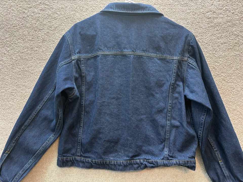 Chaqueta vaquera de colección Green Bay Packers REEBOK para mujer *Jeans grandes azules bordados Foto 2 de 4