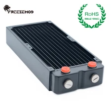 FreezeMod 240mm G1/4" Copper Radiator 45mm Thick for PC Water Cooling TSRP-HP45