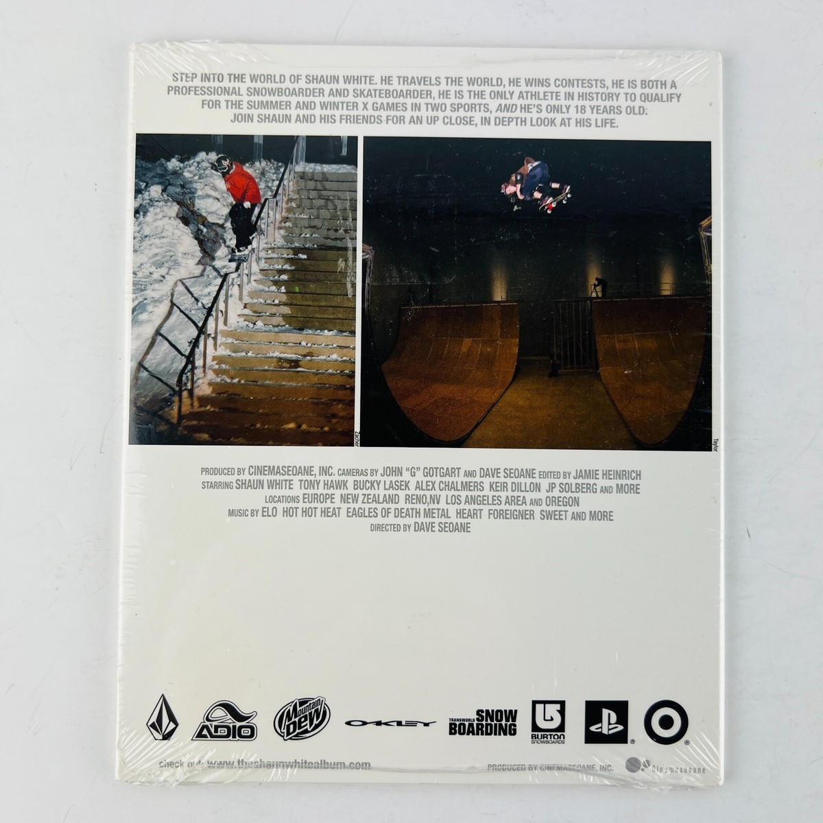 The Shaun White Album DVD New Sealed Skateboarding Snowboarding | eBay