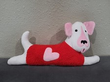 Target Valentine  s Day Dog Shaped Shearling Throw Pillow 2023 Room Essentials