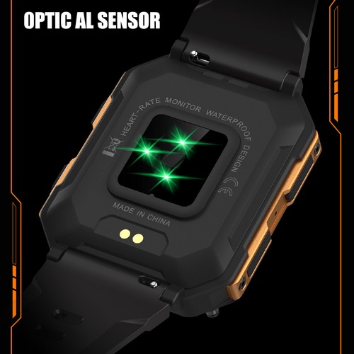 Smart Watch Men Military Tactical Sports Heart Rate Fitness Tracker Wristwatch - Picture 10 of 14