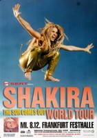 Shakira - Sale El Sol, Frankfurt 2010 | Konzertplakat | Poster