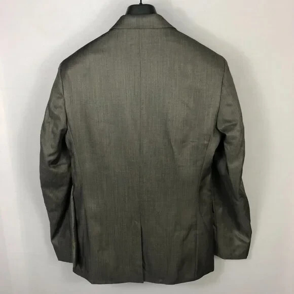 Dockers Brown Notch Lapel Two Button Front Suit Jacket Sz 38R