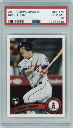 2011 Topps Update Series #US175 Mike Trout (RC) PSA 10