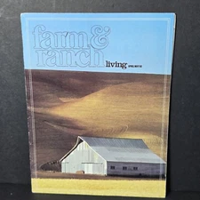 VINTAGE Farm & Ranch Living Magazine April May 1982 Barn Field Of Grain Harvest