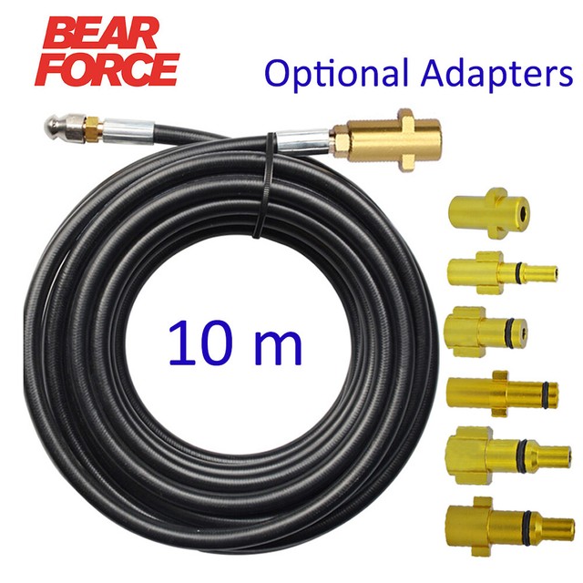 Bosch Deluxe Drain Cleaning Set For Compatible Aqt High Pressure