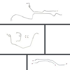 1980 Camaro Complete Prebent Brake Line Kit Regular Steel