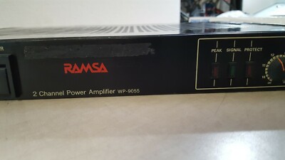 Ramsa 2 Channel Power Amp WP-9055 AS IS FOR PARTS | eBay