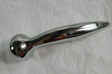 Solid Brass Chrome Finish Heavy top Handle for Wooden Walking Cane / Stick deep