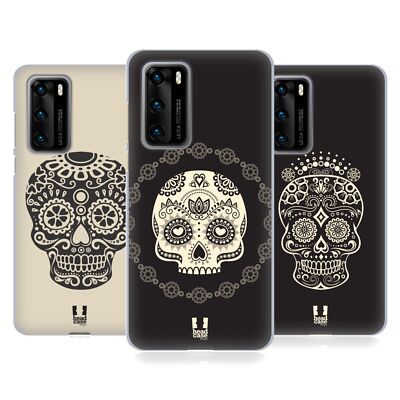 HEAD CASE DESIGNS CALAVERAS DE AZUCAR SOFT GEL CASE FOR HUAWEI PHONES 4
