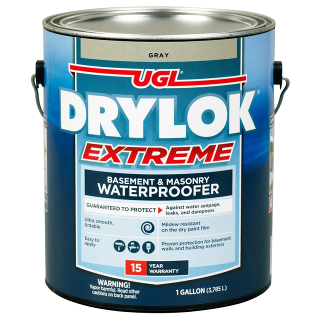 Ugl DRYLOK Extreme Matte Gray Tintable Latex Waterproof Sealer 1 Gal