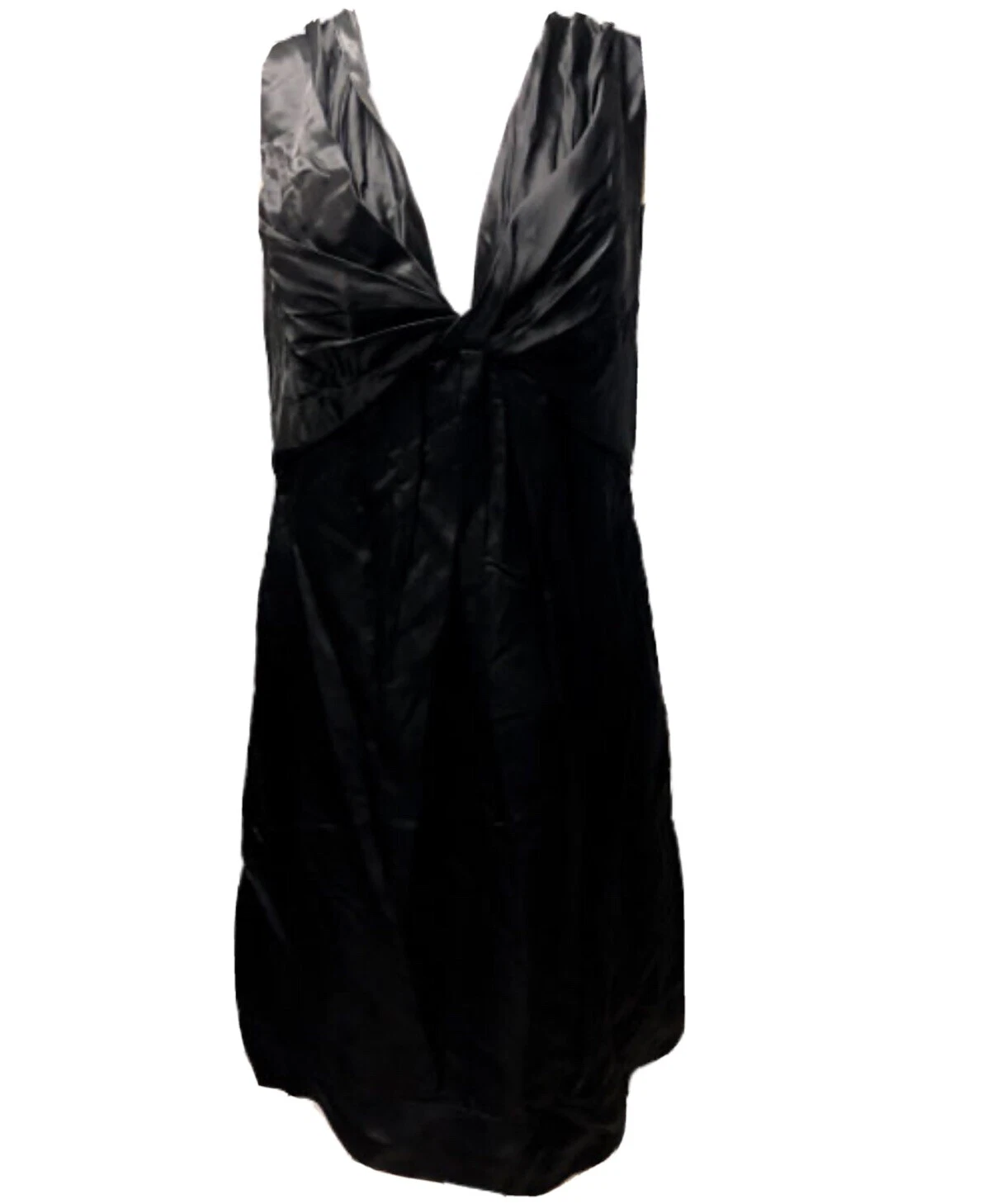 NUOVO ABITO PRADA P361HG NERO 100% SETA TAGLIA 4 US 40 PRADA $2600