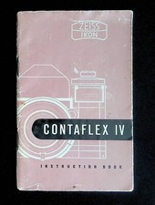Original Camera Instructions/Manual: Zeiss Ikon Contaflex IV English
