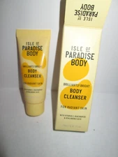 Isle of Paradise Brilliantly Bright Body Cleanser Radiant .67 oz. NIB Travel