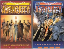 DC Wildstorm LOT (2) The Authority Book 1 & 2 TPB GN Relentless New Management