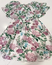 SHOW ME YOUR MUMU Womens Casita Mini Floral Dress Poppies & Cream Cloud Sz S