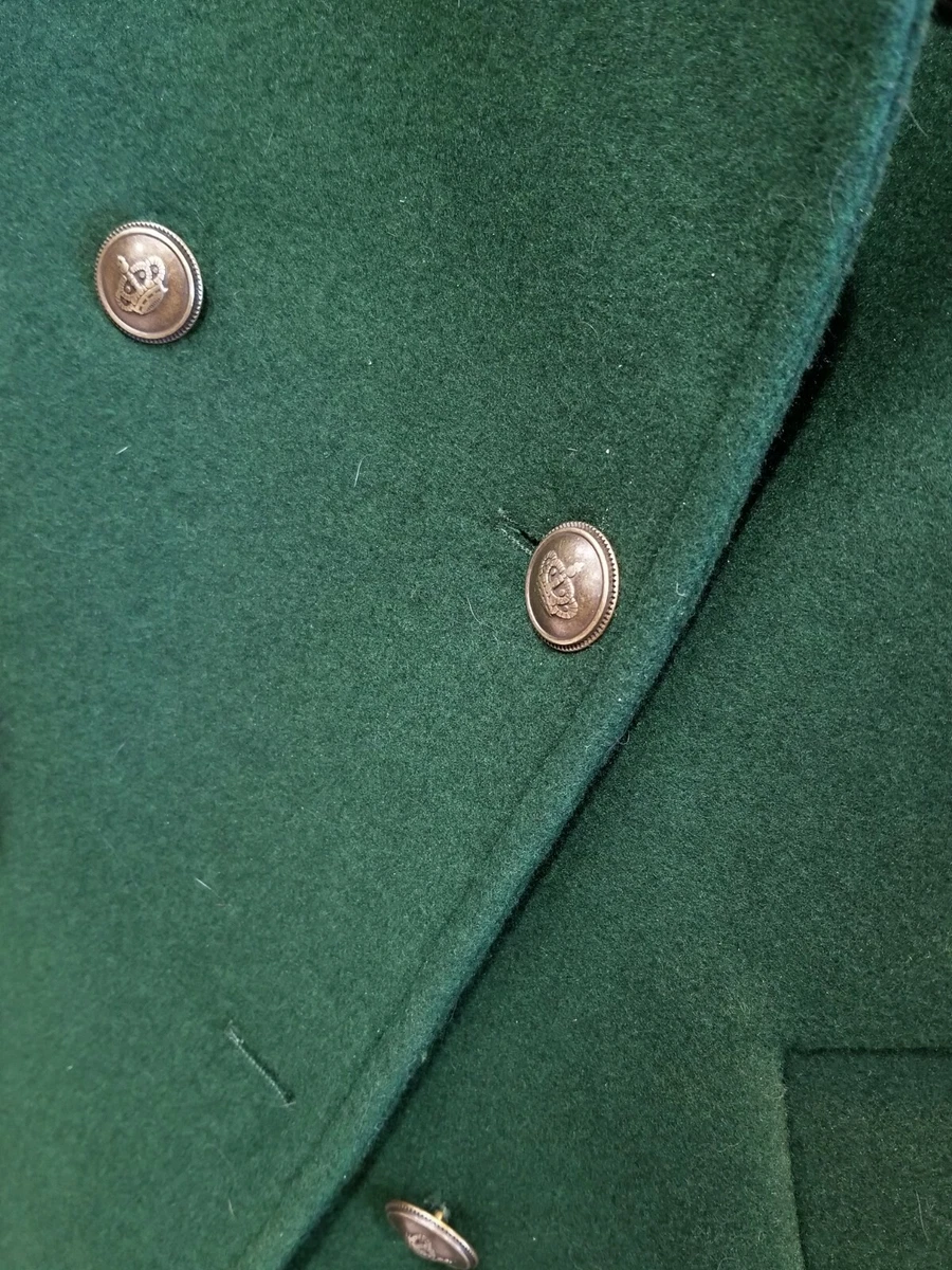Gianni Feraud Women s Wool Blend Military Coat sz US 4 Forest