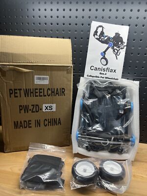 Samohui Gen 4 Collapsible Adjustable Pet Wheelchair  Size XS - New Open Box